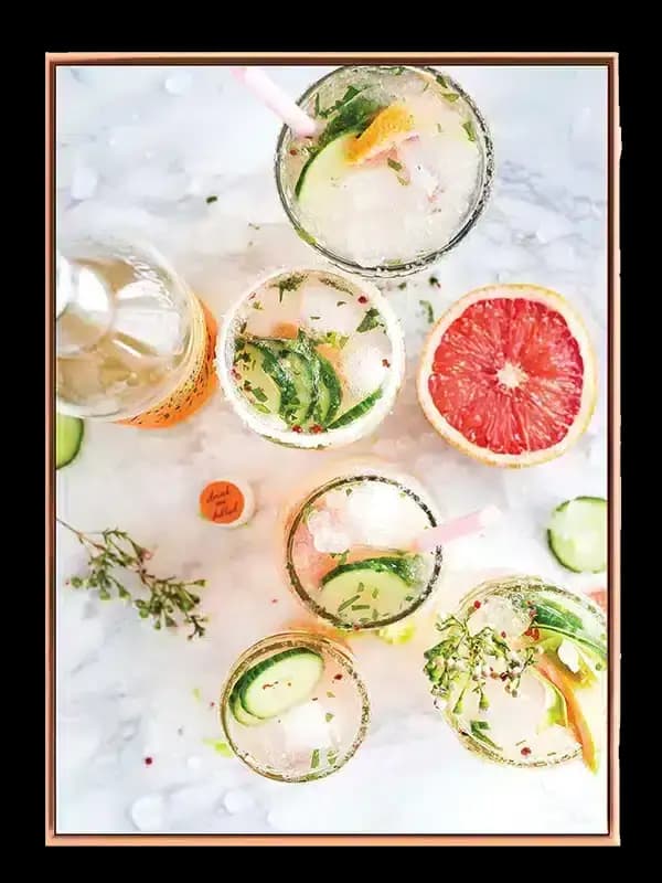 Forfriskende Cocktails Plakat