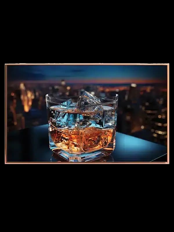 Whiskyglas Med Is No 2 Plakat