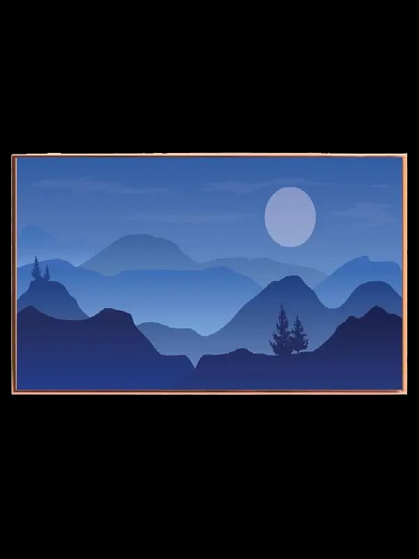 Midnight Mountain Veil Plakat