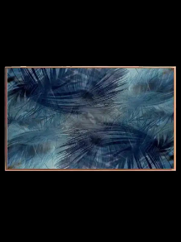 Whispering Blue Feathers Plakat