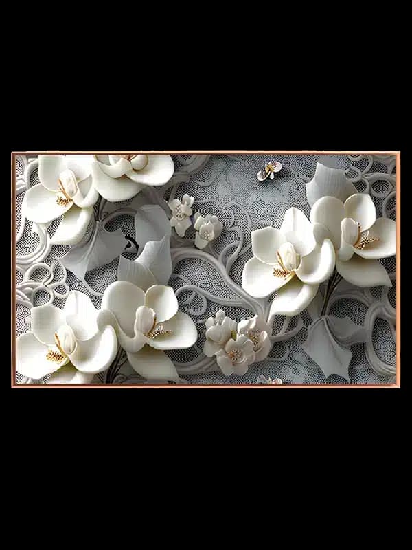 Ivory Orchid Bloom Plakat