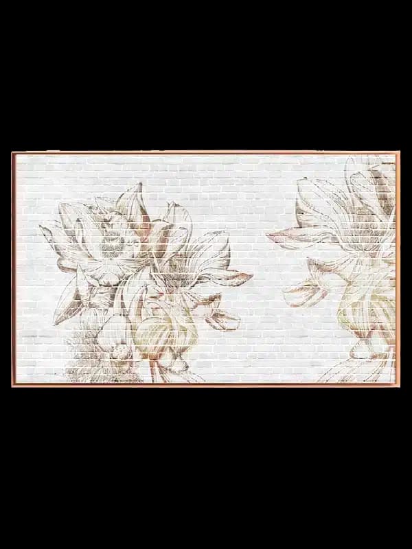Sepia Lotus Bloom Plakat