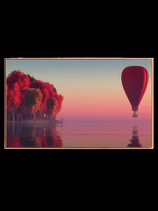 Efterårshimmel og Ballon Plakat