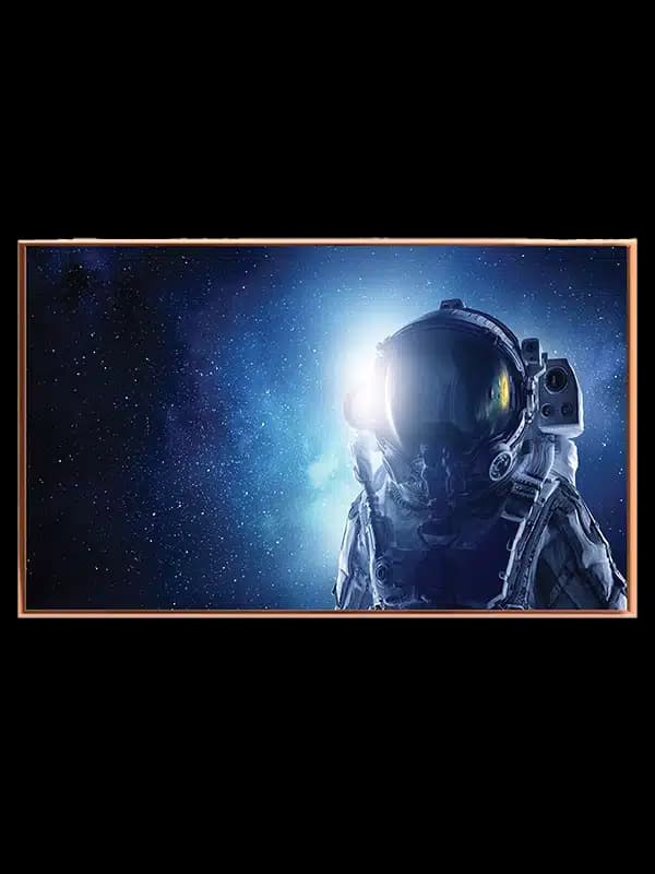 Astronaut i Blåt Stjernelys
