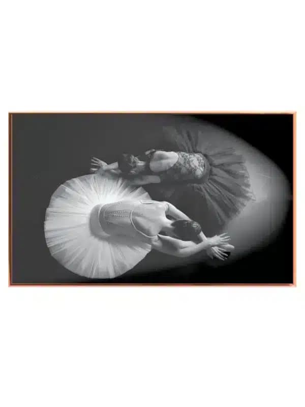 Grafisk Balletduet Set Ovenfra