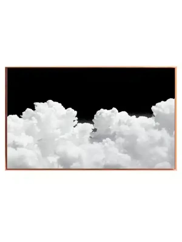 Skybanke Mod Sort Himmel