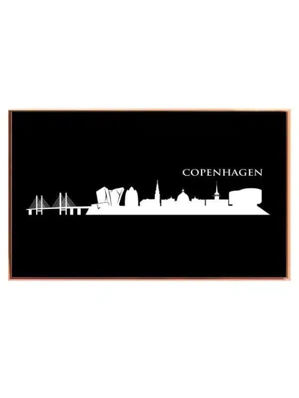 Copenhagen Skyline Poster Design