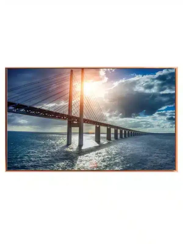 Sunset Bridge Over Water