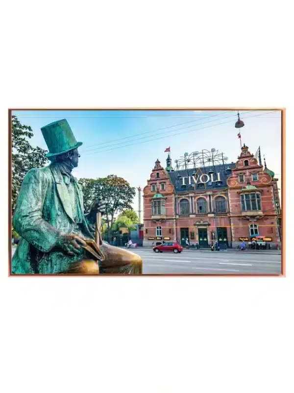 Statue And Historic Building