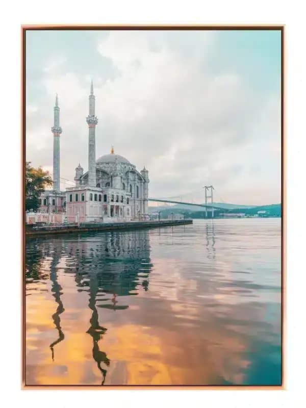 Mosque By Calm Waters