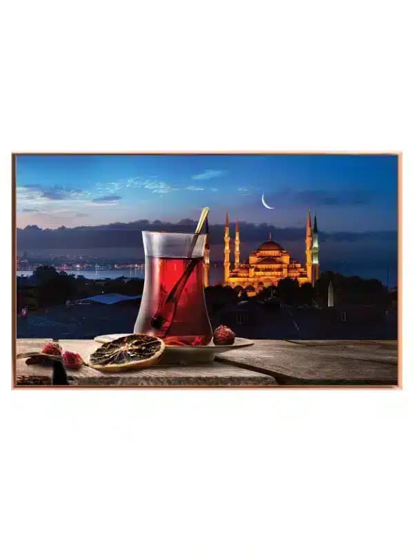 Istanbul Aften Te Udsigt