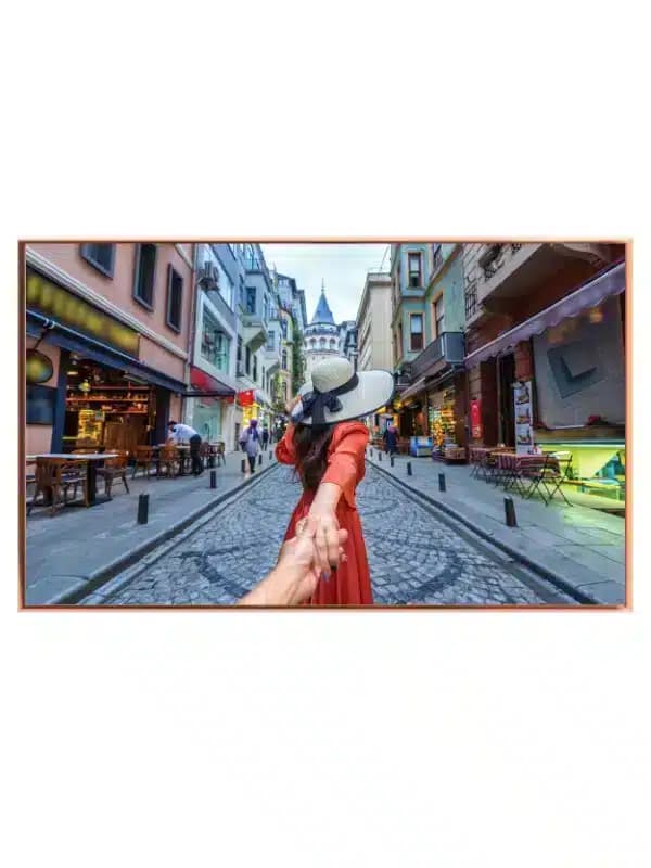 Romantic Street Scene Istanbul