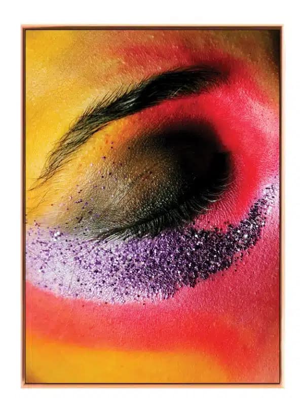 Lukket Øje med Glitter