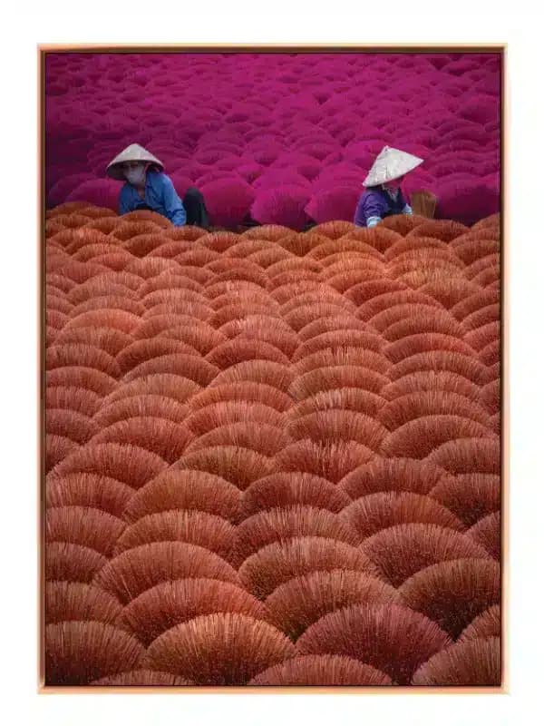 Røgelsespinde i Farvede Buer