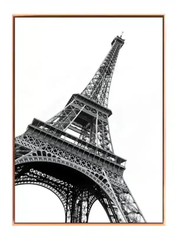 Sort Hvid Eiffel Tårn Fotografi