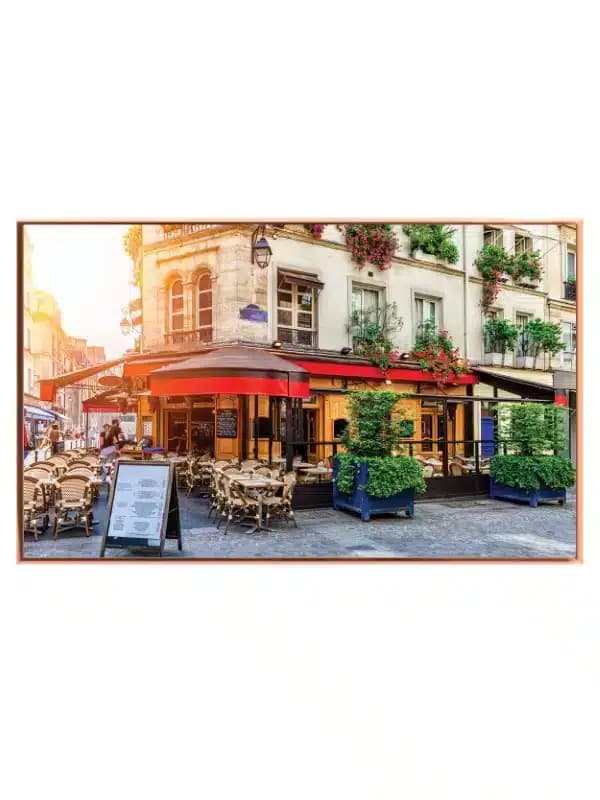 Parisian Outdoor Cafe Scene