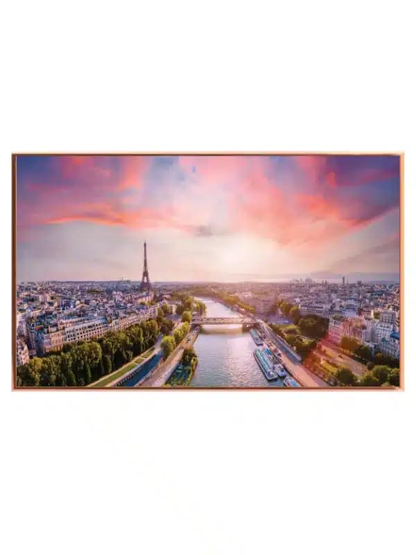 Paris Med Solnedgang Overflod