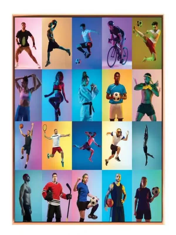 Sportens Farverige Univers i Bevægelse