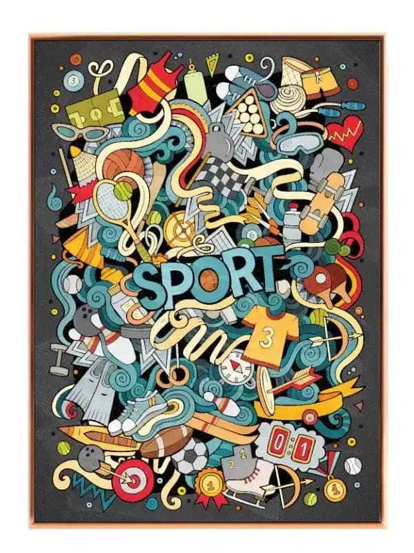 Sportens Farverige Univers i Bevægelse