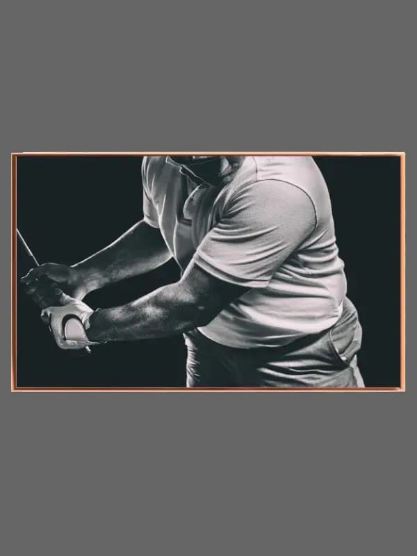 Golfens Elegance i Sort-Hvid