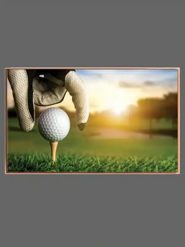 Solnedgang på Golfbanen
