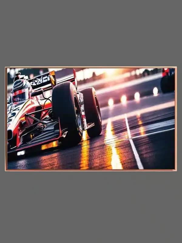 Fartfyldt Racerløb i Solnedgang