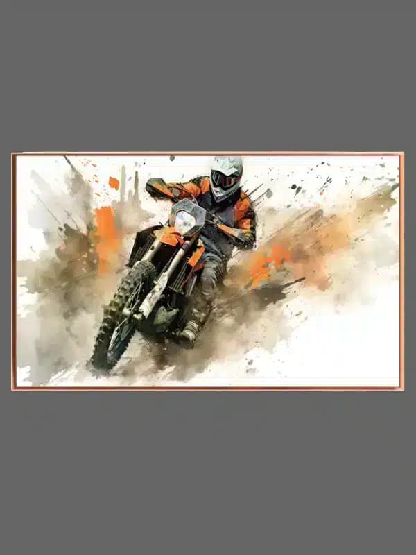 Vild Motocross i Fart