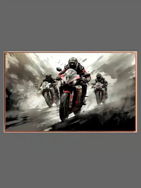 Fartfyldte Motorcykelhelte i Aktion