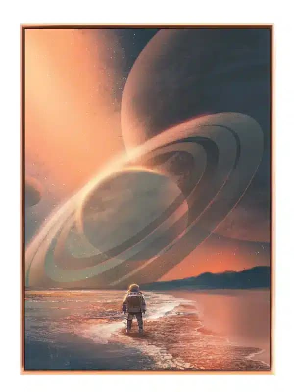 Astronaut ved Ringplanet Kyst