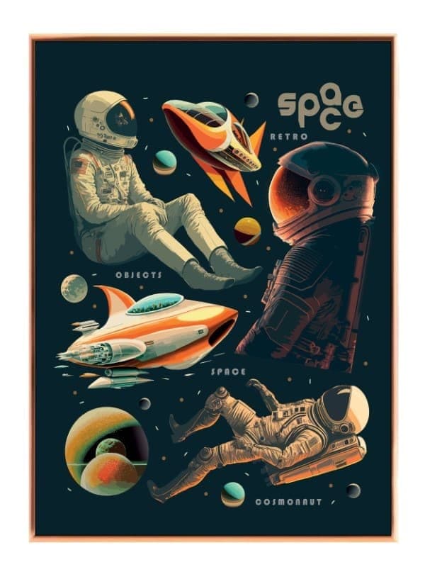 Retro Rumrejse med Astronauter