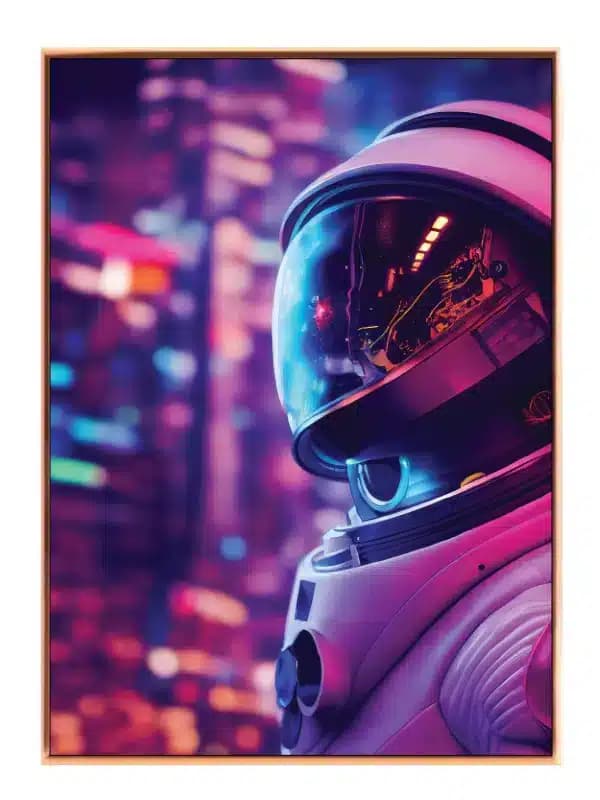 Grafisk Astronaut i Neonby