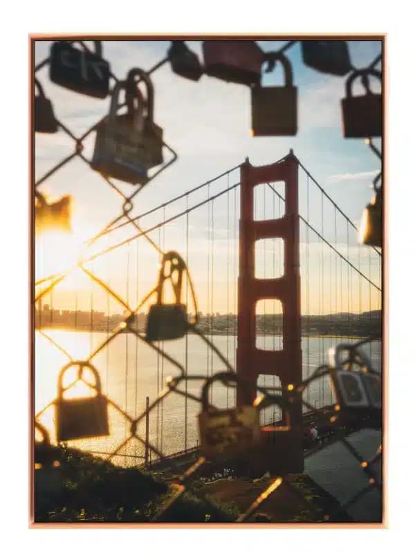 Hængelåse ved Golden Gate