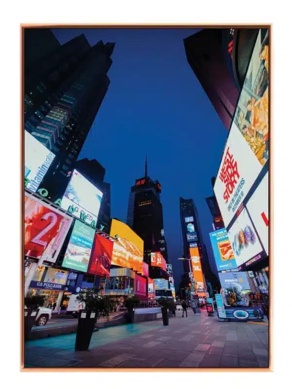 Times Square Neon ved Skumring
