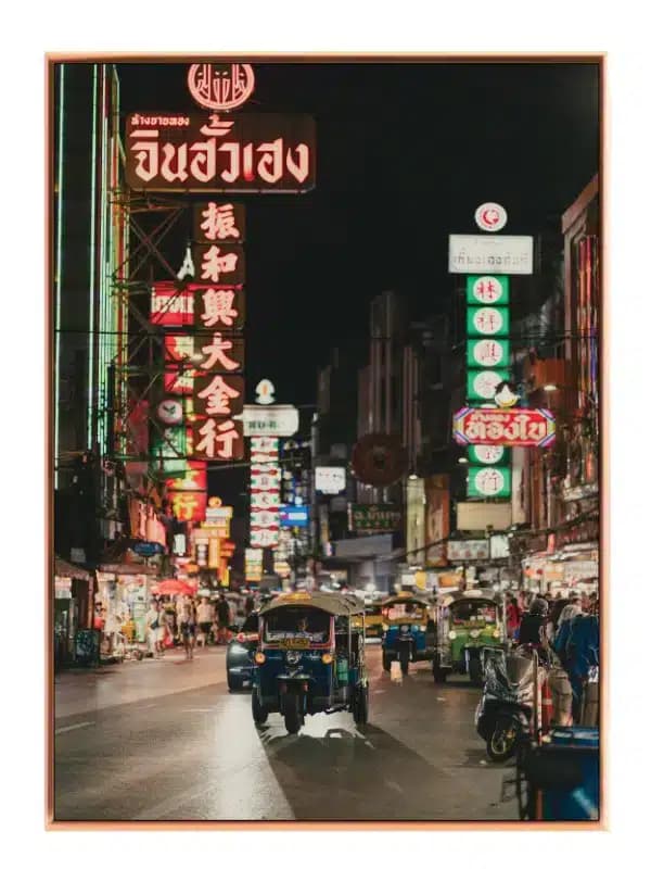 Neonlys og Tuk-tuk Nat