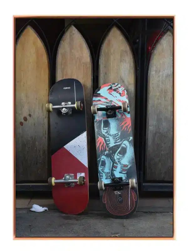 To Skateboards Mod Træplanker