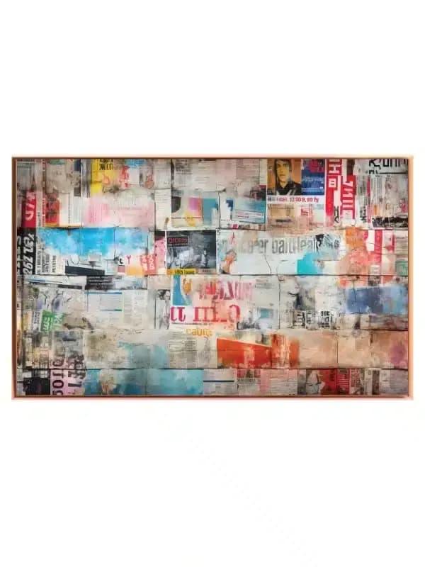 Urban Collage med Avistryk