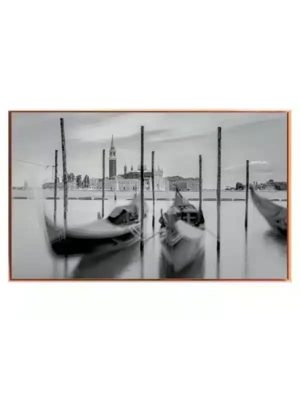 Venice Gondolas By Waterfront