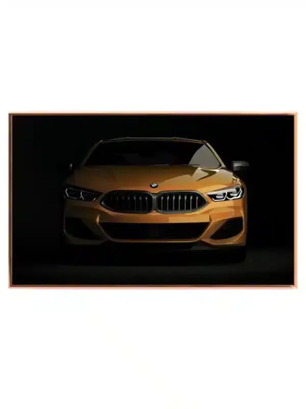 Bmw M Frontlys Plakat