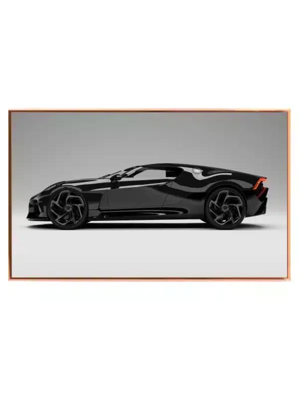 Bugatti Fantastisk Sort Hypercar
