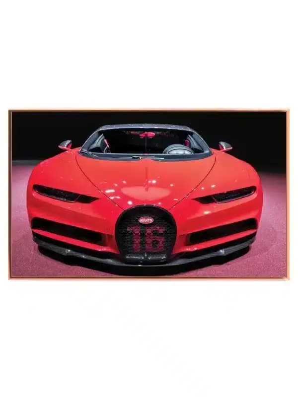 Bugatti Chiron Front Plakat