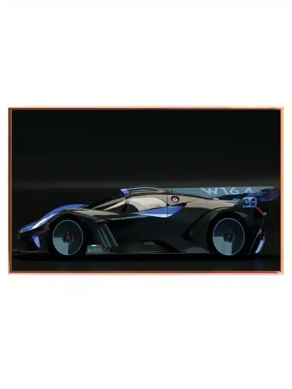 Bugatti W16 Supercar Plakat