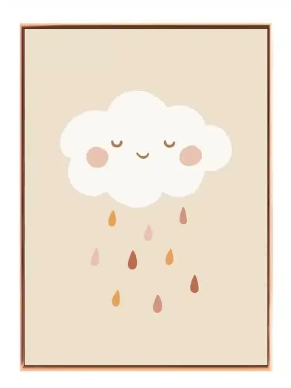 Gentle Cloud Nursery Charm Plakat