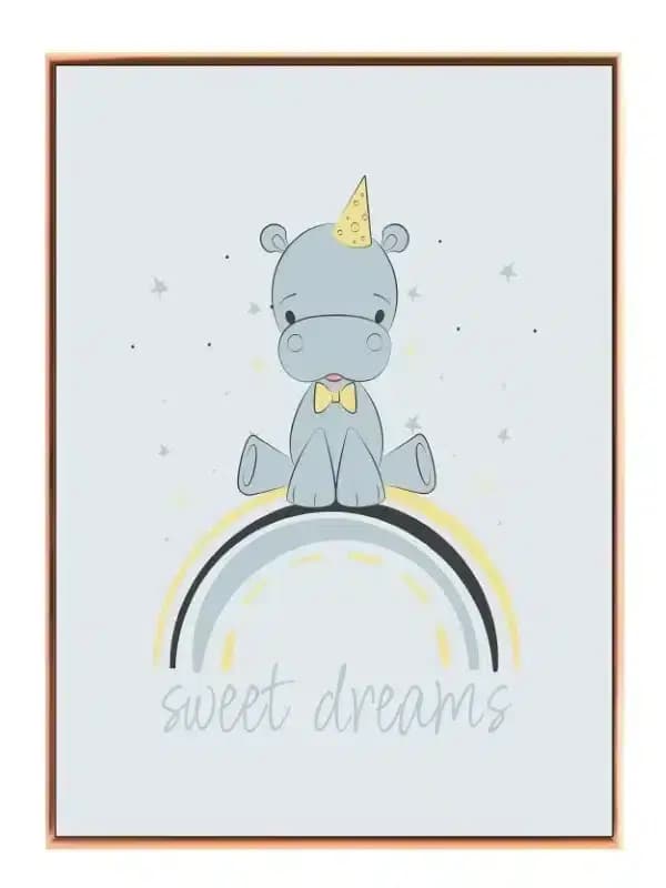 Sweet Dreamy Hippo Plakat
