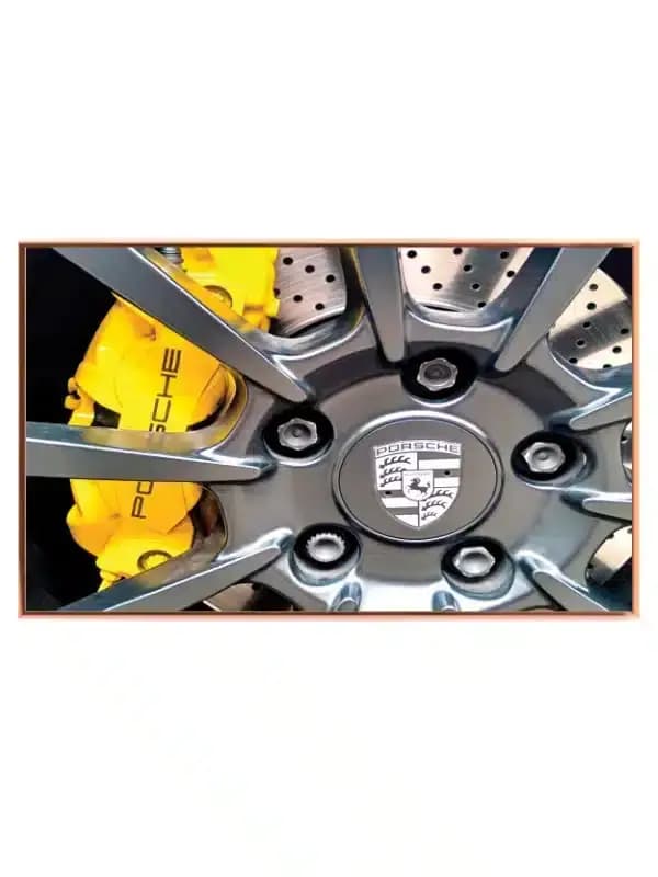 Porsche Hjul Detalje Plakat