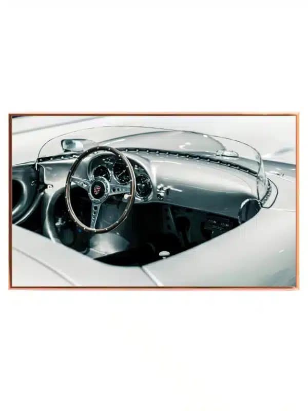 Klassisk Porsche Vintage Interiør
