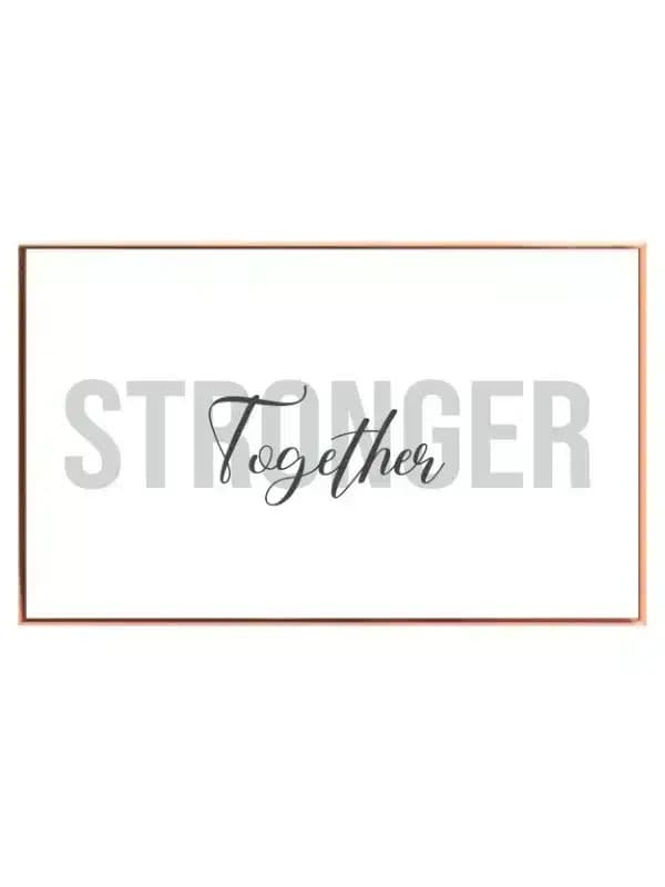 Stærkere Sammen Plakat
