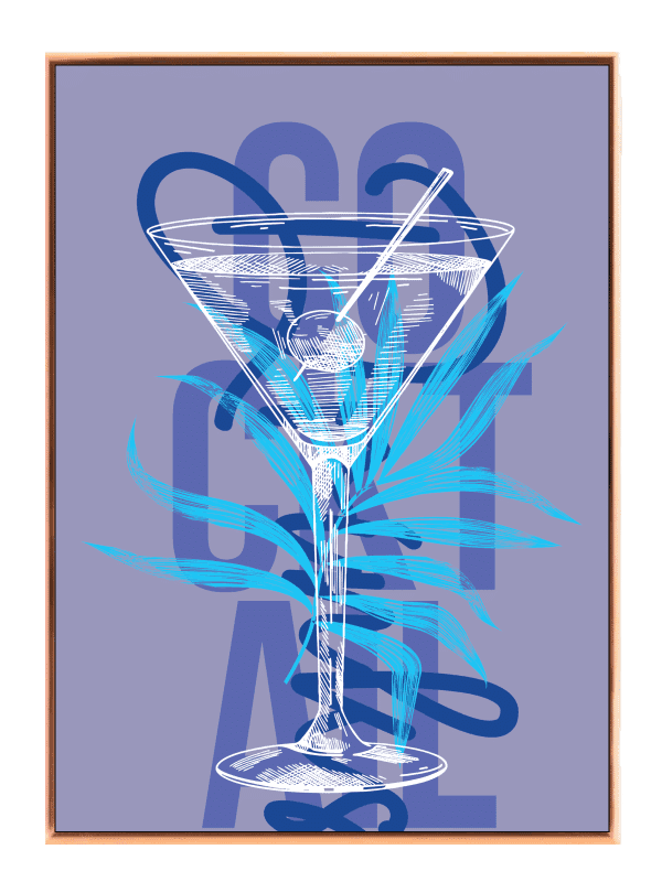 Chic Martini No 2 Plakat