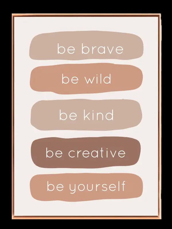 Gentle Inspirational Kindness Quotes Plakat