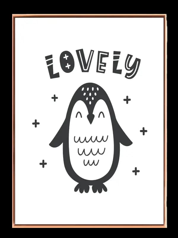Lovely Little Penguin Plakat