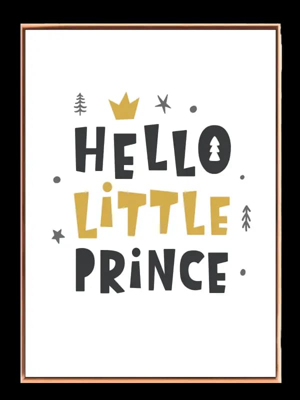 Hello Little Prince Cozy Plakat